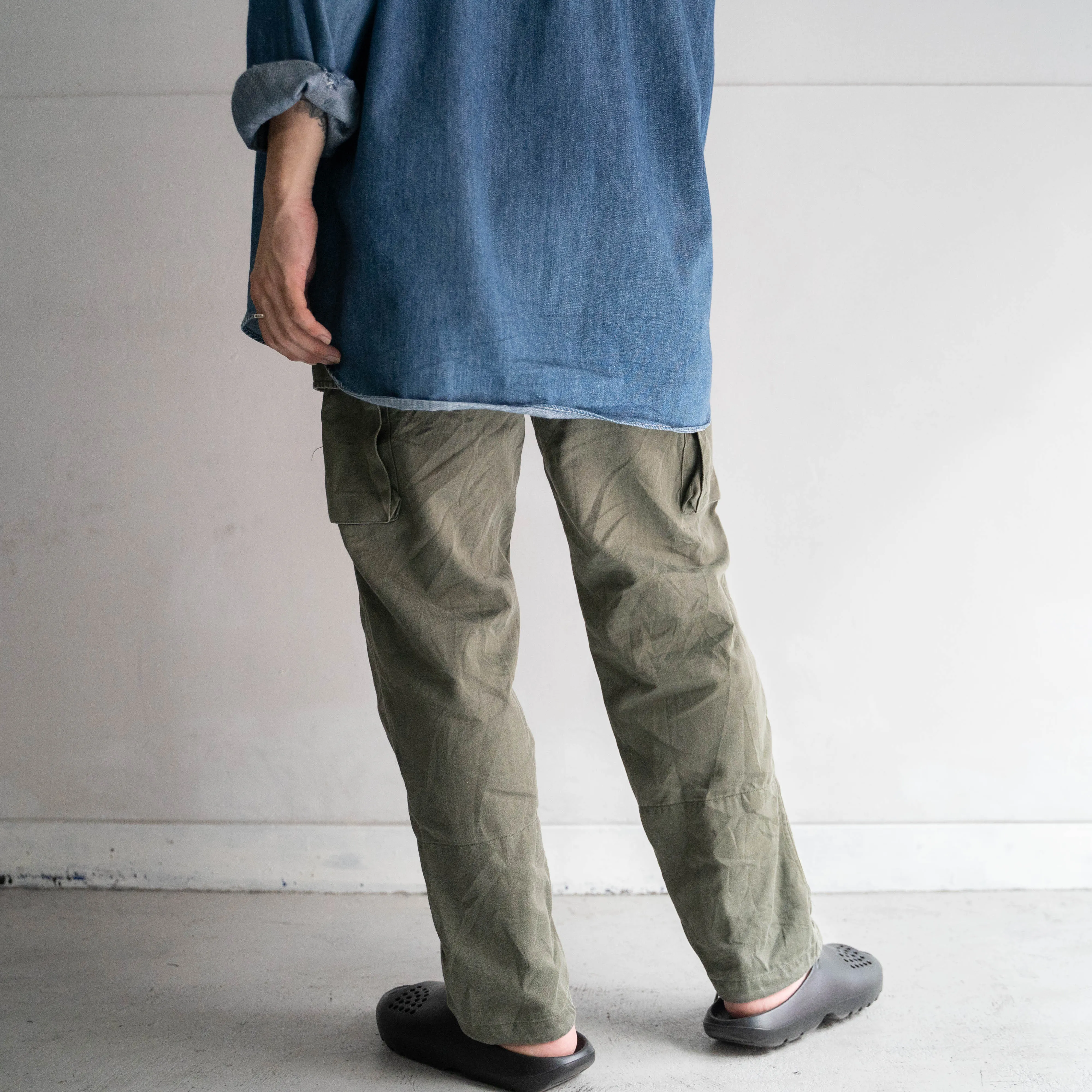 1960-70s French military m64 cargo pants -2