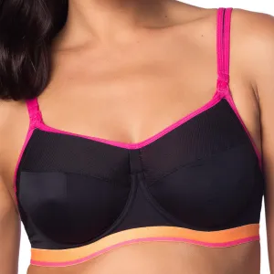 Activate Sports Nursing Maternity Bra Black - Hotmilk