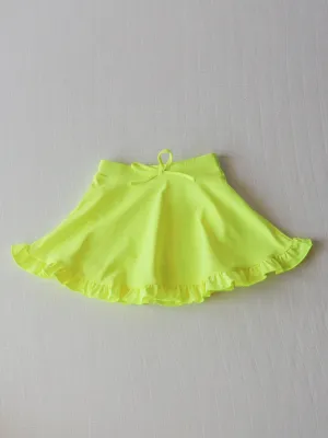 Active Flair Skort - Neon Yellow