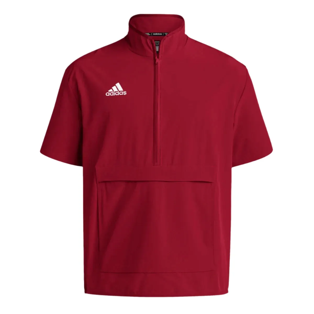 adidas Men's Coach Short Sleeve 1/4 Zip Jacket