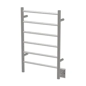 Amba JSP Jeeves Model J Straight 6 Bar Hardwired Drying Rack in Polished