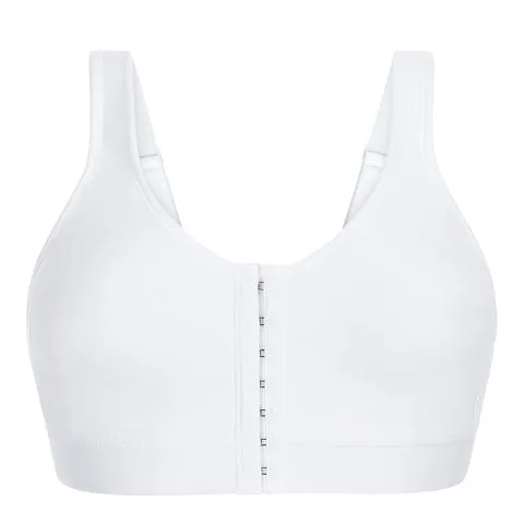 Amoena Ester Mastectomy Front Closure Bra White