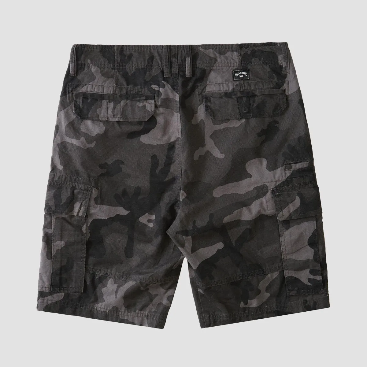 Billabong Scheme 21" Camo Cargo Shorts Charcoal Camo