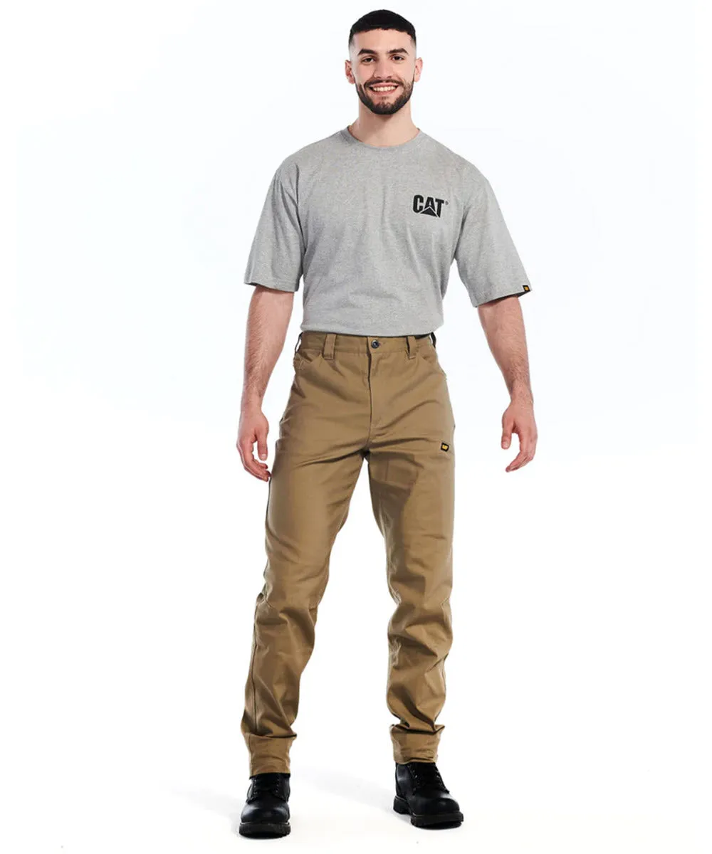 Caterpillar Men's Stretch Canvas Utility Pants - Khaki