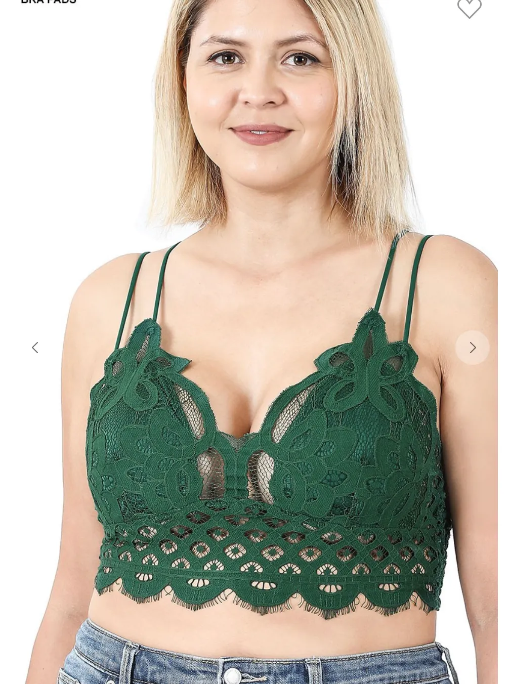 Crochet Bralette - 1X to 3X (#1 selling bralette)