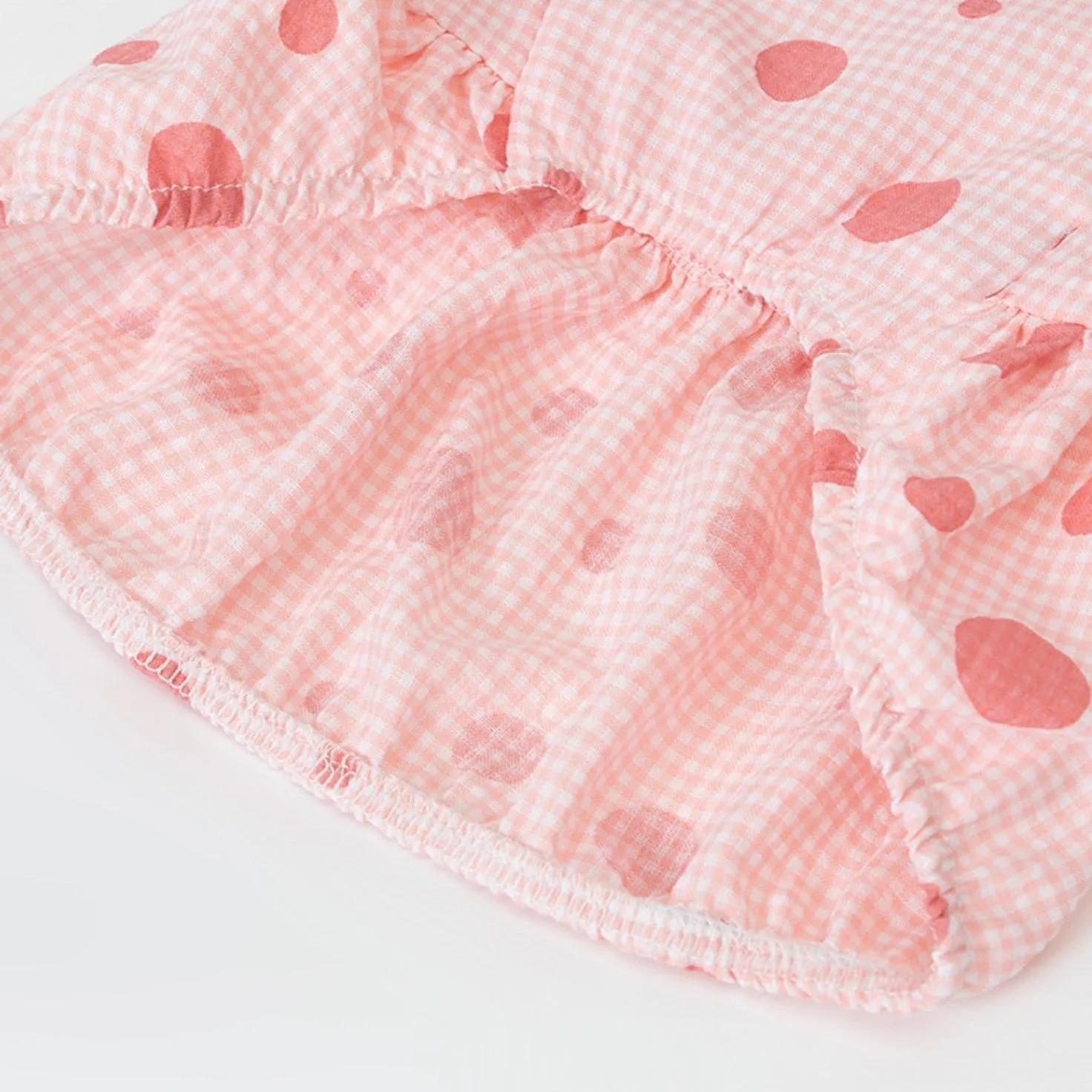 Daisy Laced Polka Dot Pet Dress