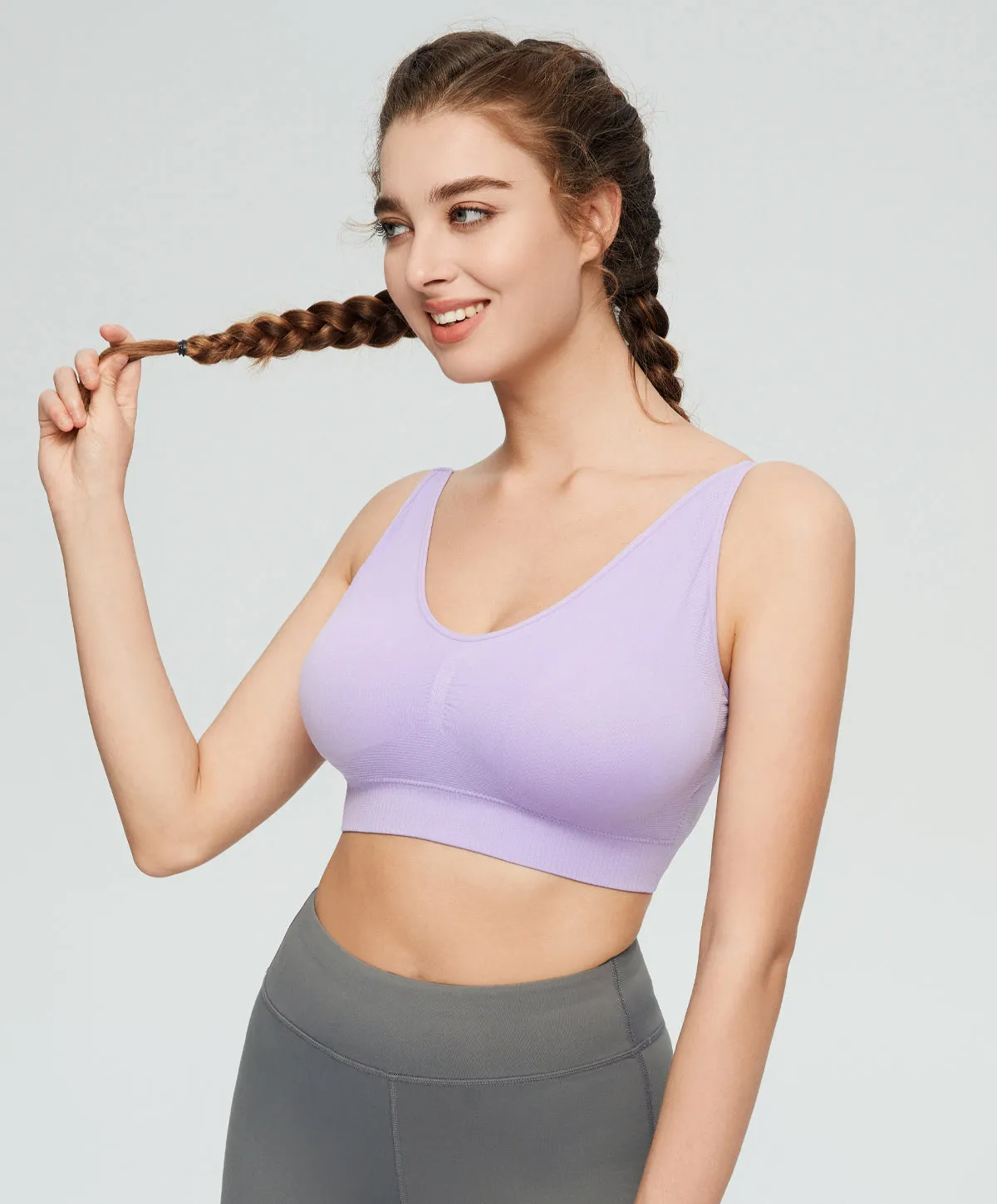 Energized Artletes Seamless V-Neck Sports Bra