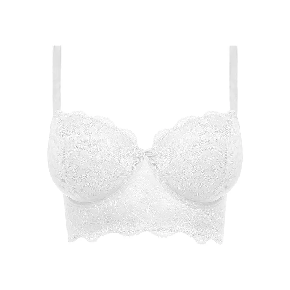 Freya Fancies Underwire Longline bra, white