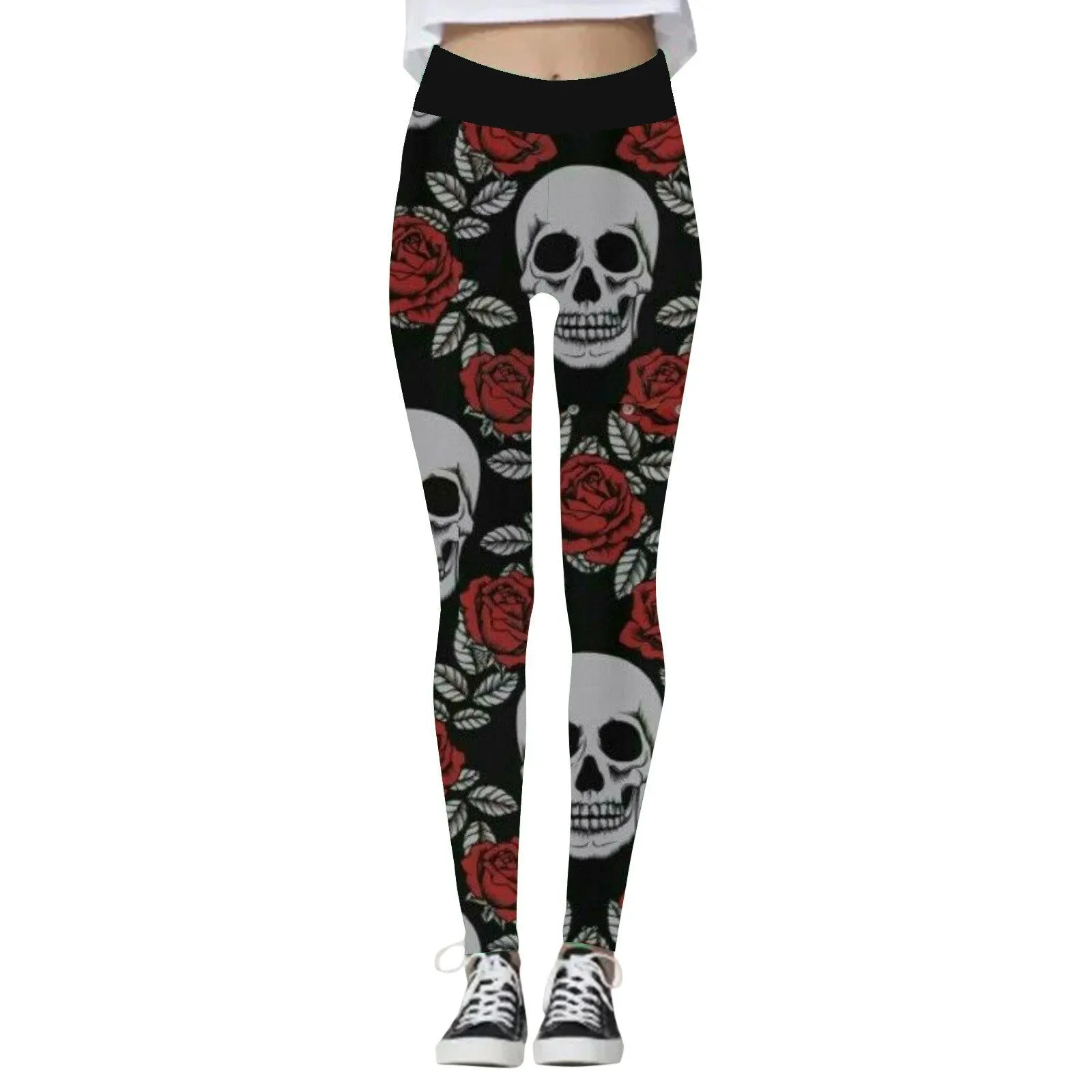 Halloween Inspired Women's Yoga Skull Pants *5 Styles