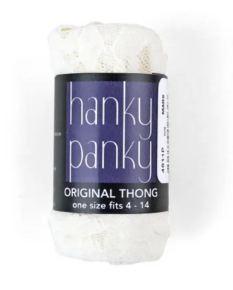 Hanky Panky Original Rise Signature Stretch Lace Thong