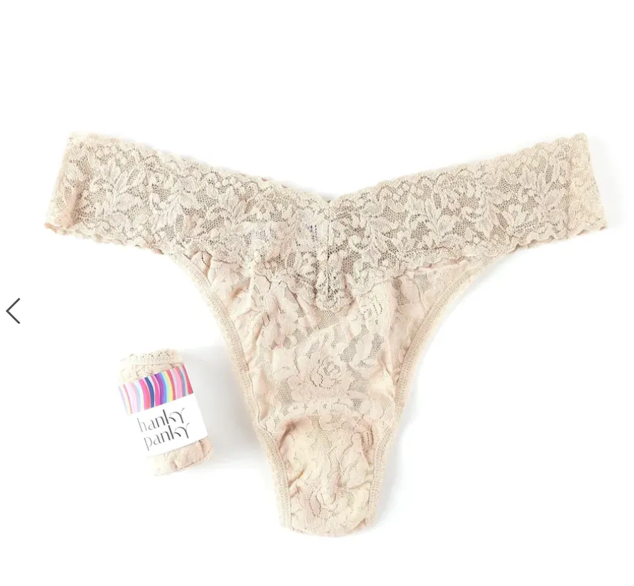 Hanky Panky Original Rise Signature Stretch Lace Thong