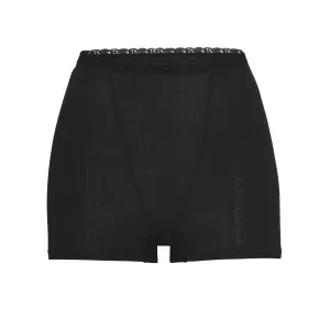 LACE POINTELLE HOT SHORT | ONYX