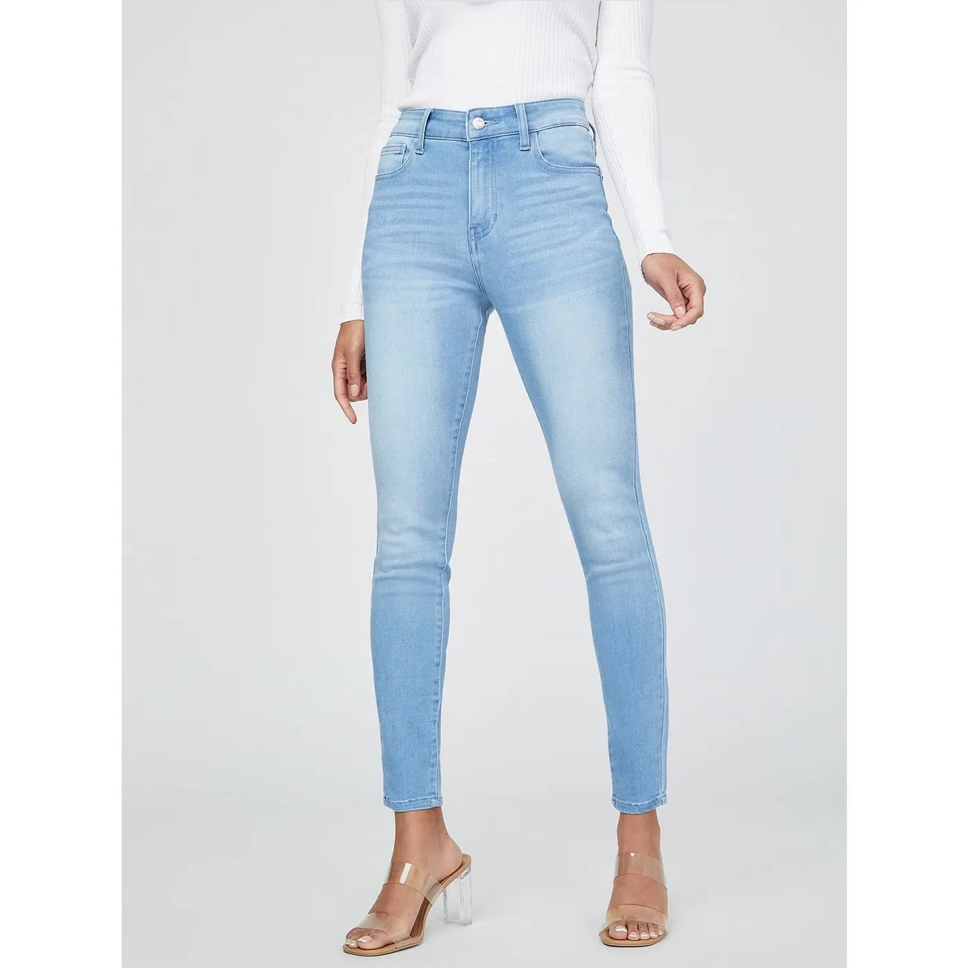 Light Blue High Rise Skinny Jeans