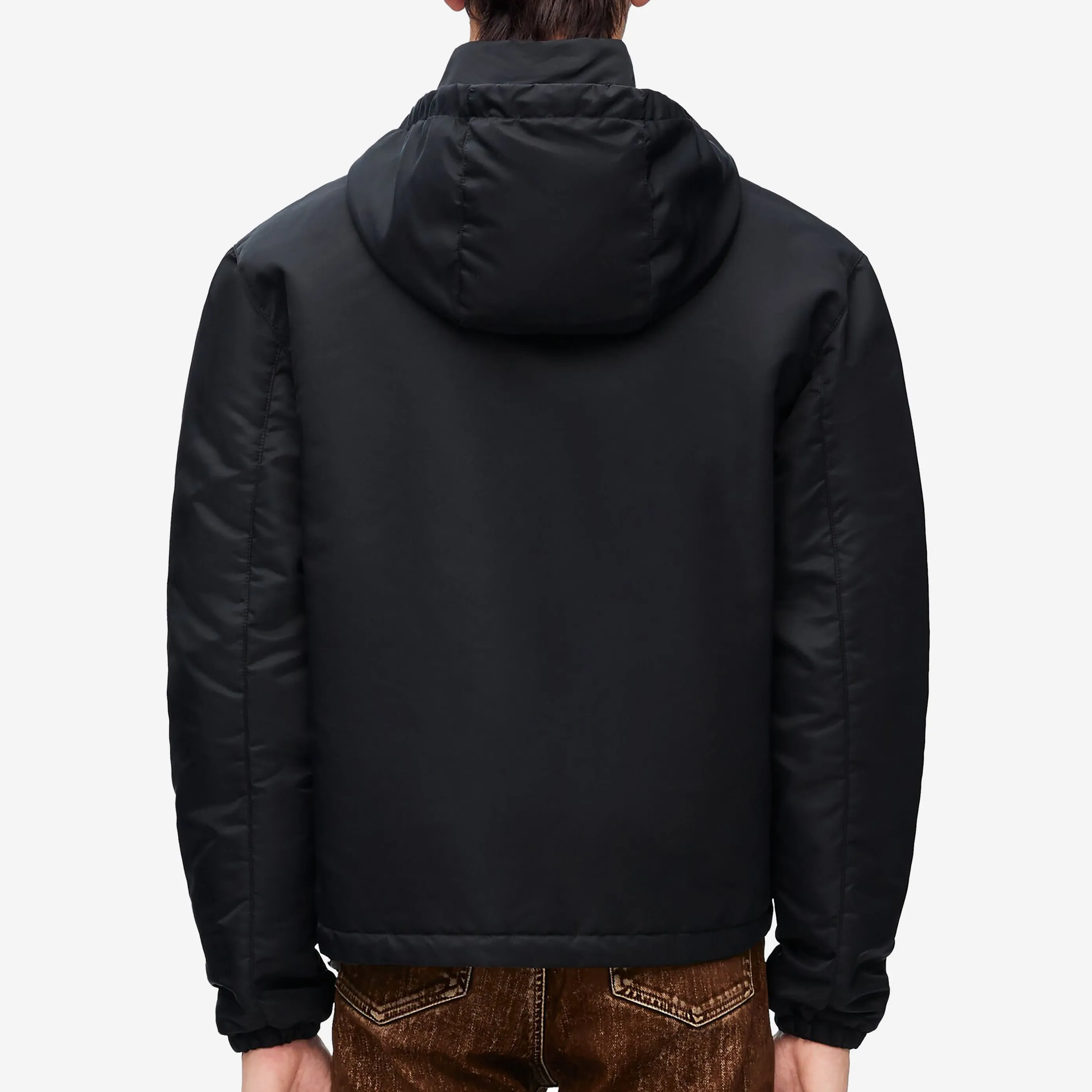 Loewe Hooded Anagram Patch Padded Jacket