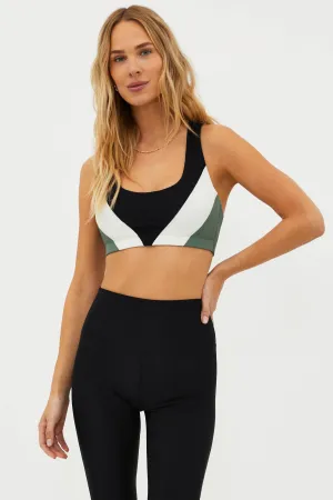 Lucia Top Queen Palm Colorblock