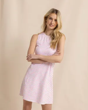 Lyllee Striped Performance Dress