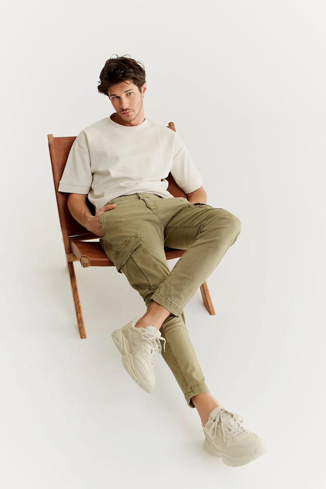 Matt Cargo Pants Light Khaki