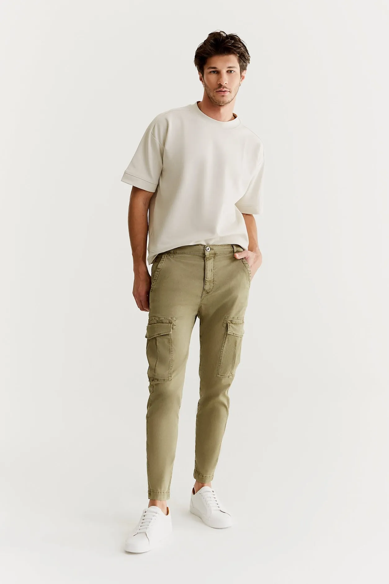 Matt Cargo Pants Light Khaki