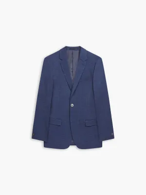 Oasis Navy Blue Semi Plain Jacket