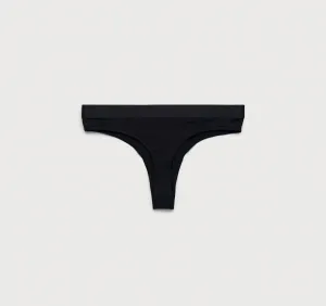 Organic Basics Soft Touch Thong Black