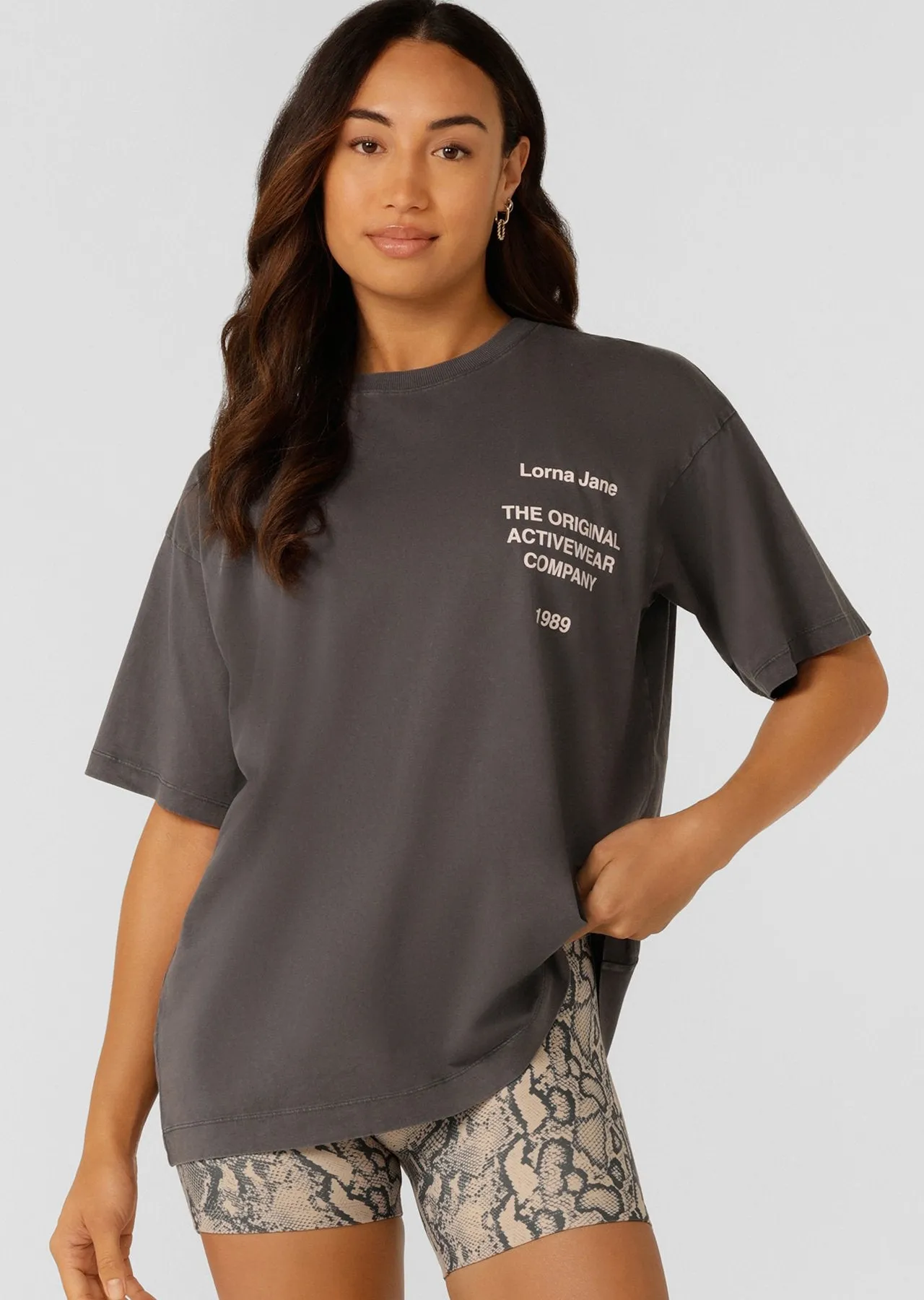 Original Activewear Washed Logo T-Shirt | Titanium