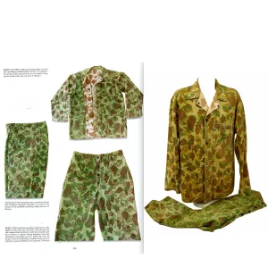 Original U.S. WWII Marine USMC Modified Camouflage Utility Uniform - As Seen In Book