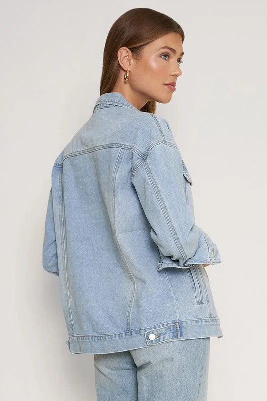 OVERSIZED DENIM JACKET (VARIOUS COLOURS)