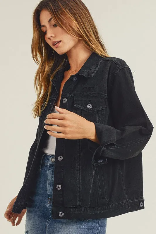 OVERSIZED DENIM JACKET (VARIOUS COLOURS)