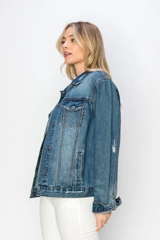 OVERSIZED DENIM JACKET (VARIOUS COLOURS)