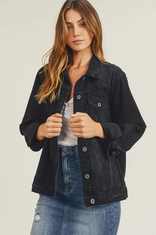 OVERSIZED DENIM JACKET (VARIOUS COLOURS)