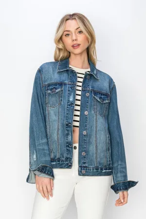 OVERSIZED DENIM JACKET (VARIOUS COLOURS)