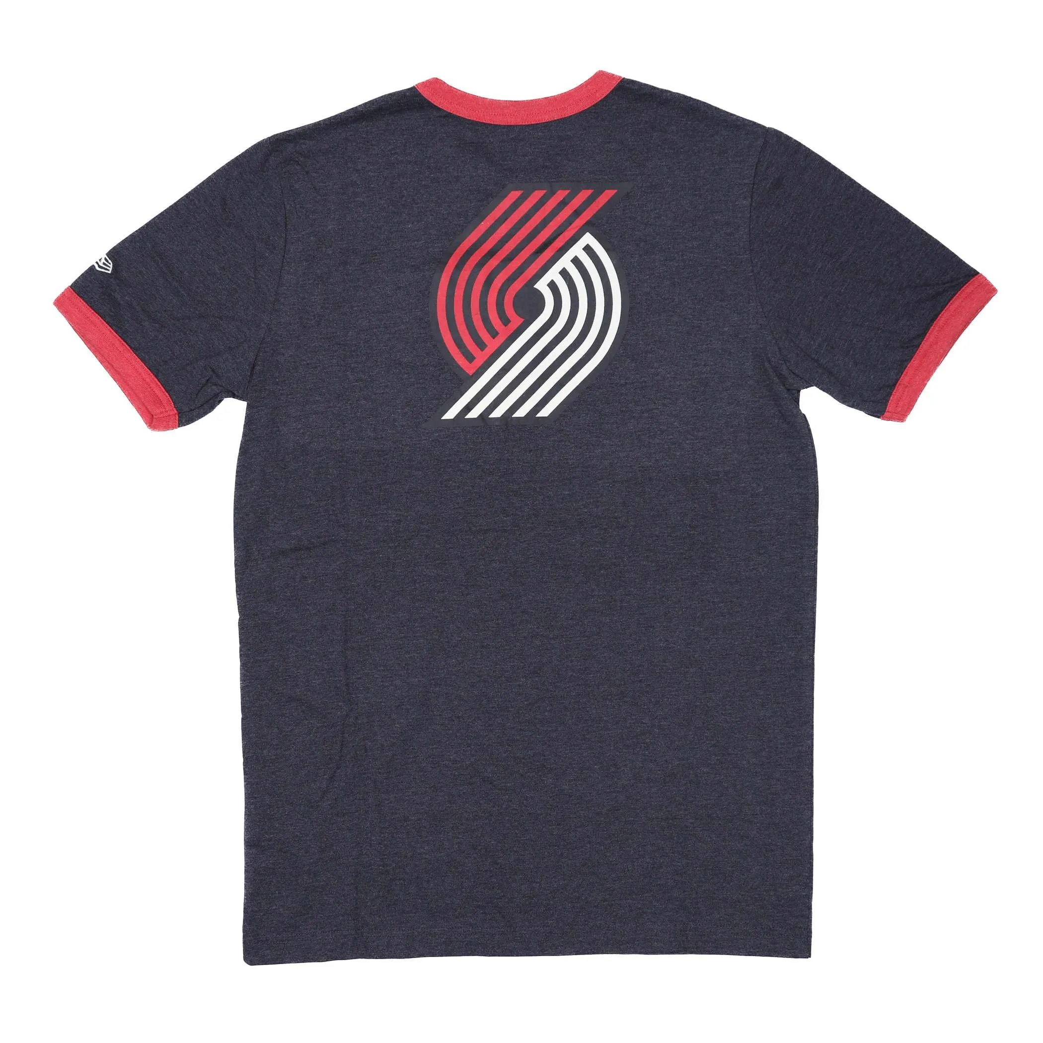 Portland Trail Blazers New Era Flag Ringer Tee