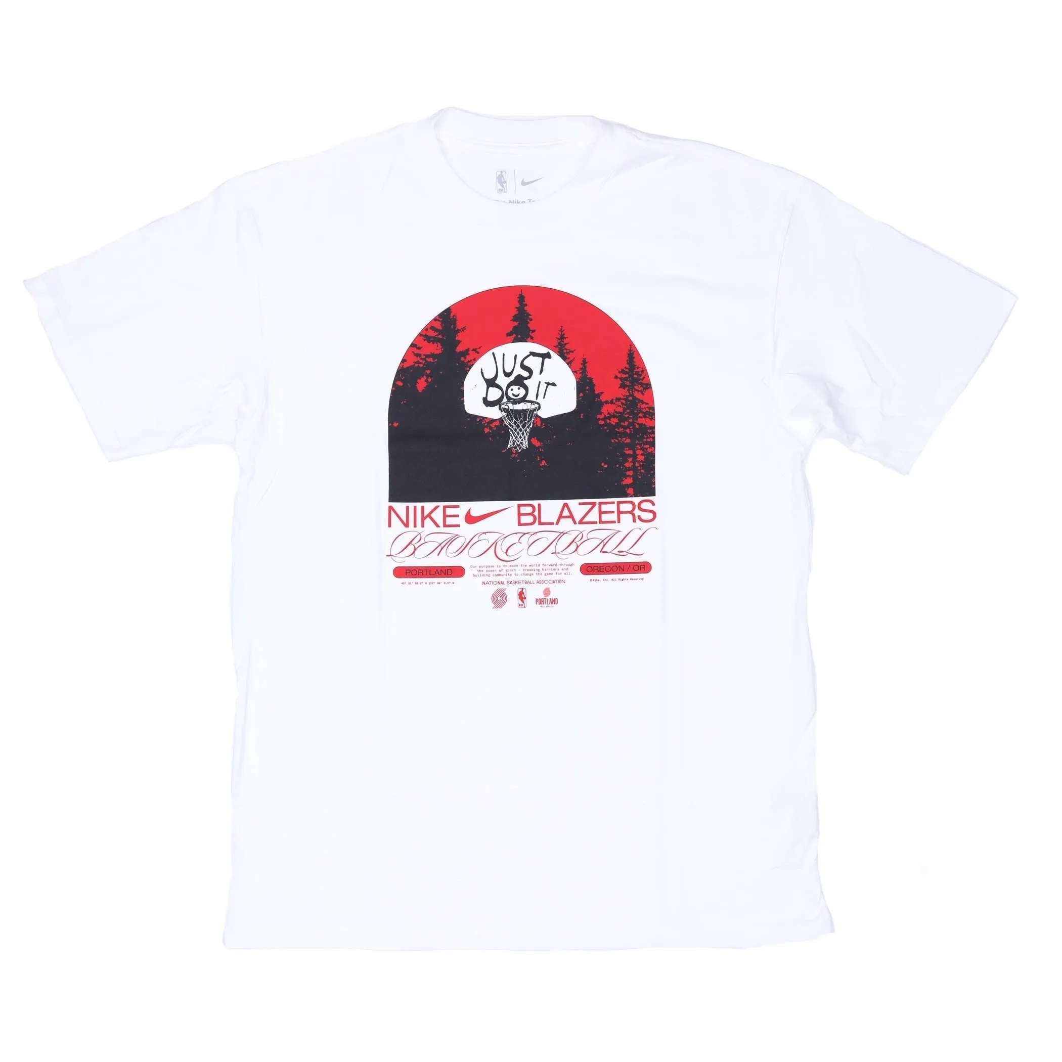 Portland Trail Blazers Nike Max 90 Graphic White Tee