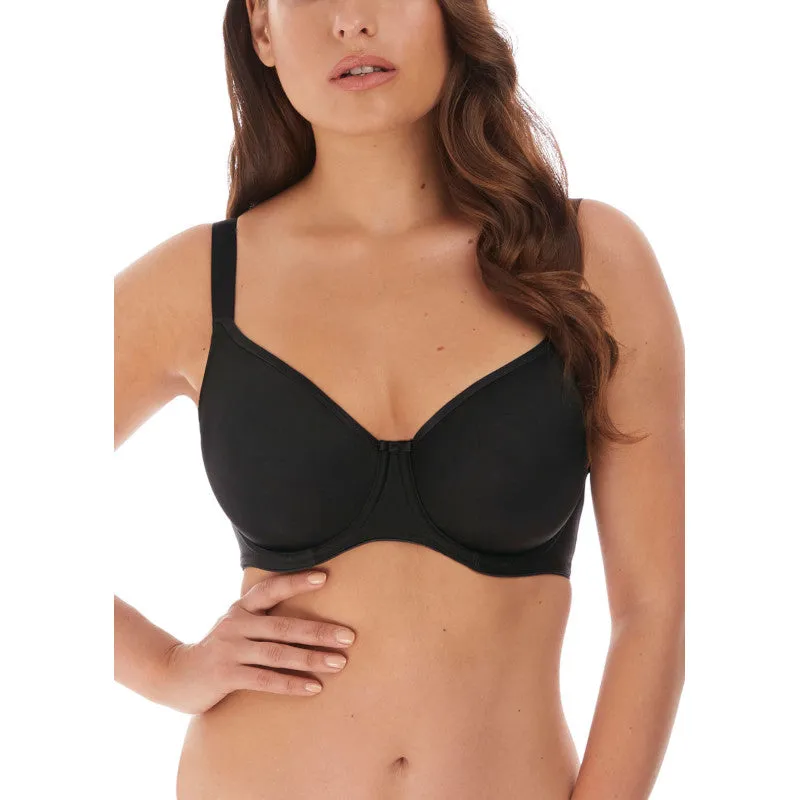 Smoothing Seamless Balcony Bra Black - Fantasie