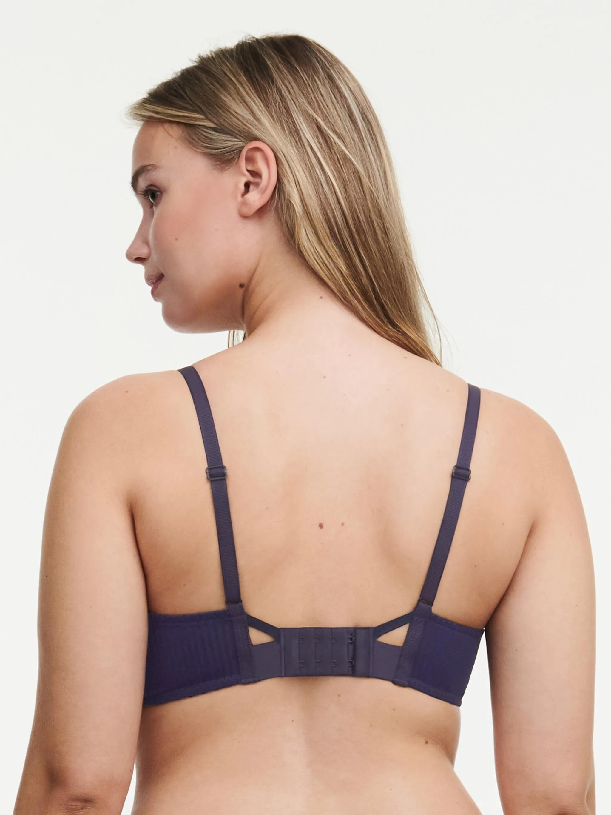 Spice Underwired Bra In Midnight Blue - Chantelle Pulp