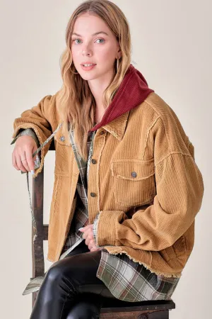 Sylvia Vintage Wash Corduroy Jacket (DS) FG