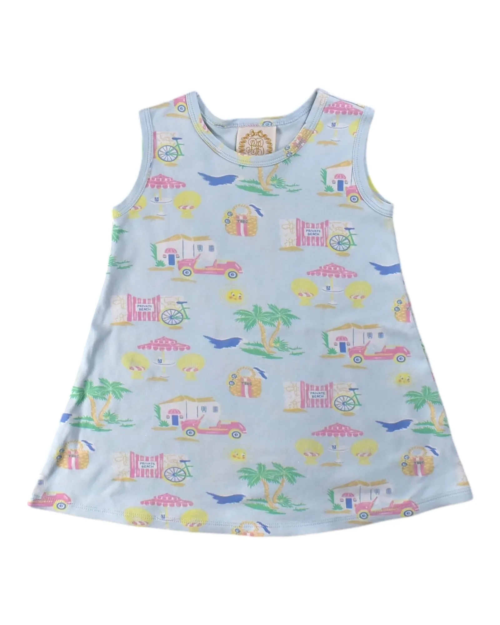 The Beaufort Bonnet Company Sleeveless Dress 3T