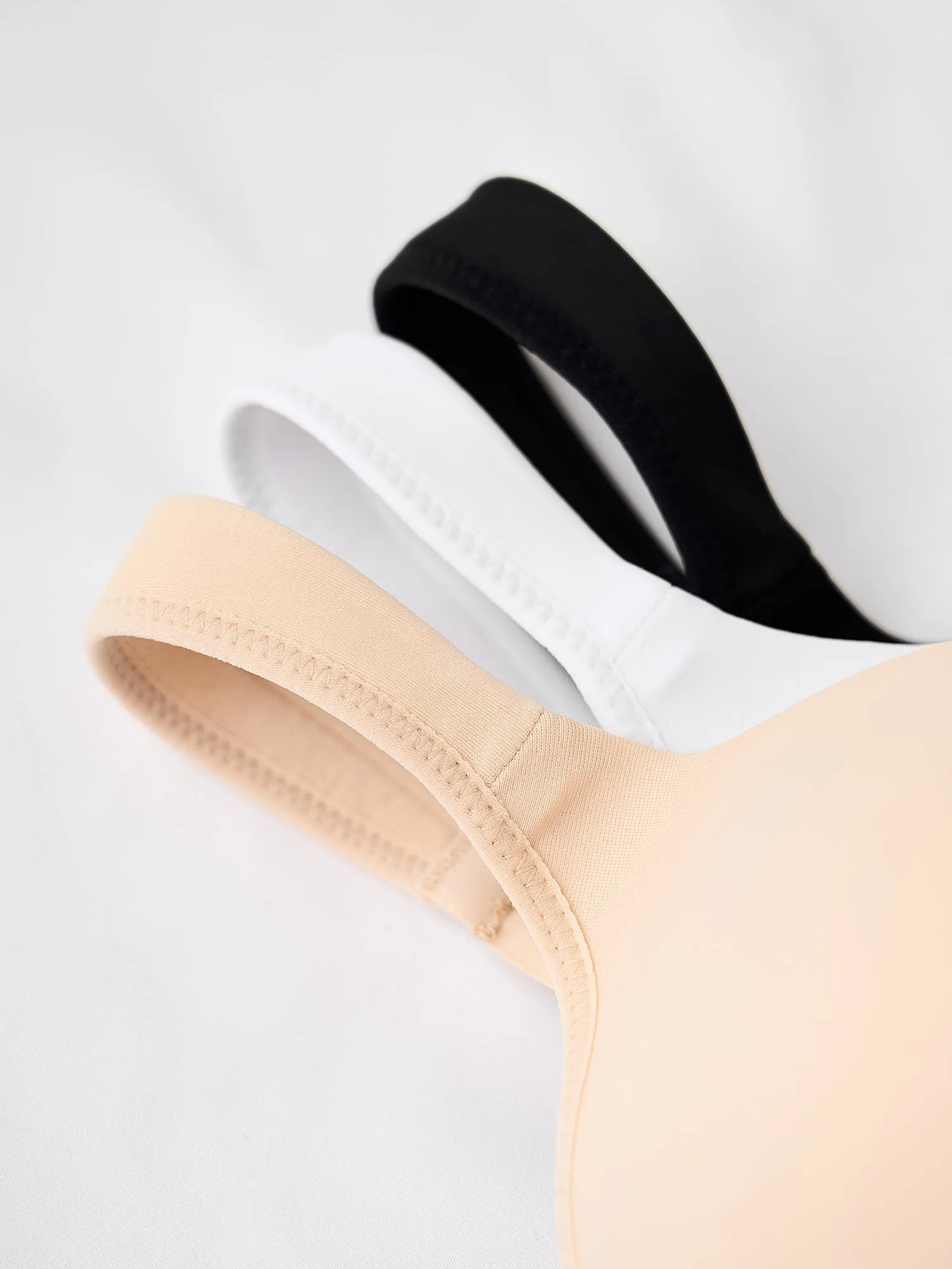 The Brigitte Racerback - Front-Closure Underwire T-Shirt Bra Bundle