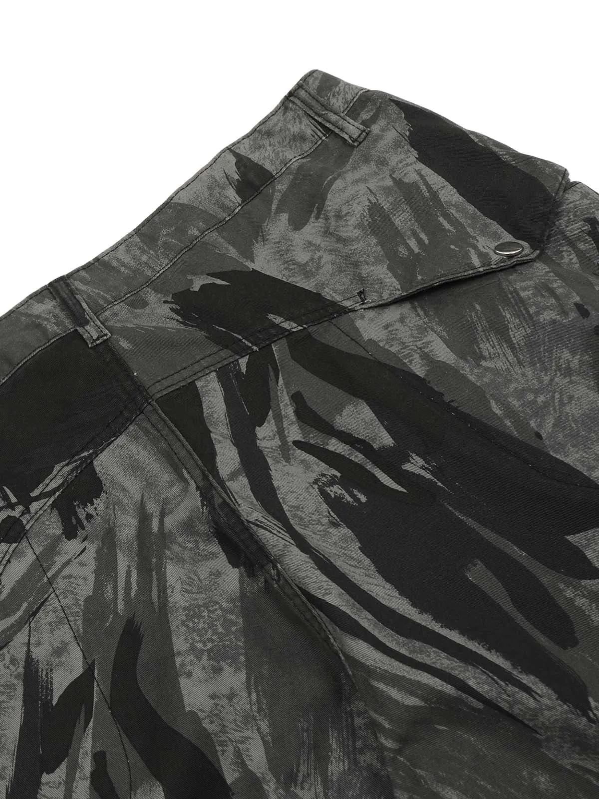 Thesupermade Multi-Pocket Camo Cargo Pants