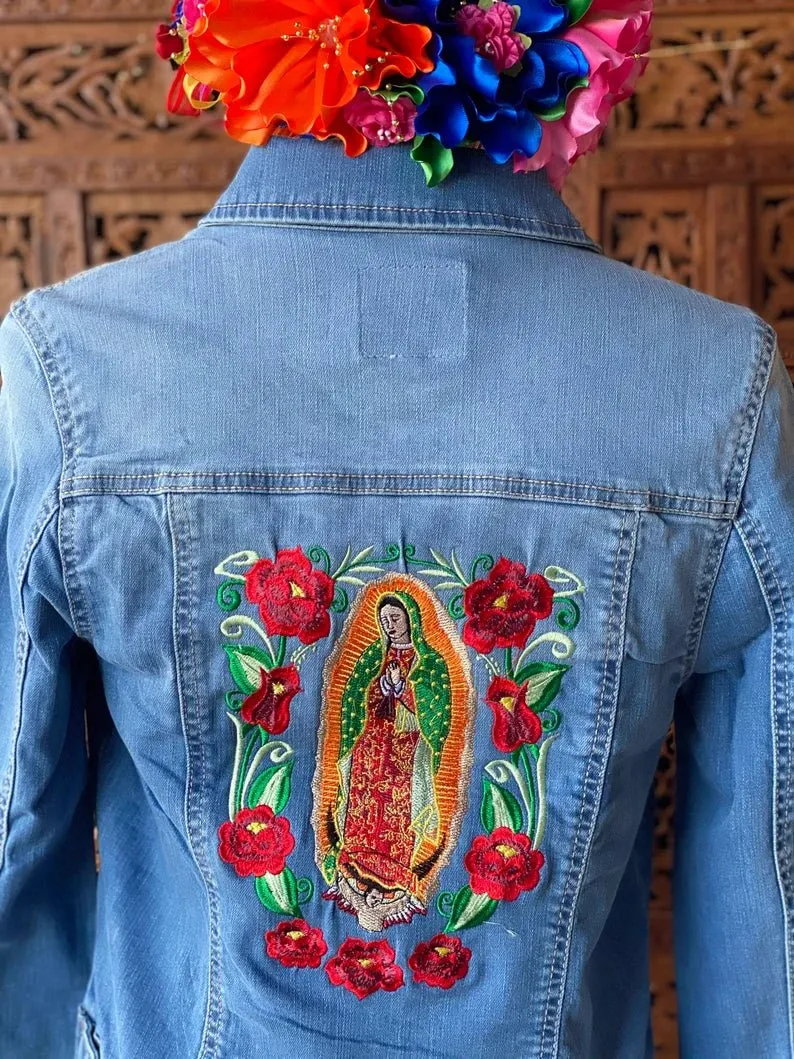 Virgen de Guadalupe Denim Jacket