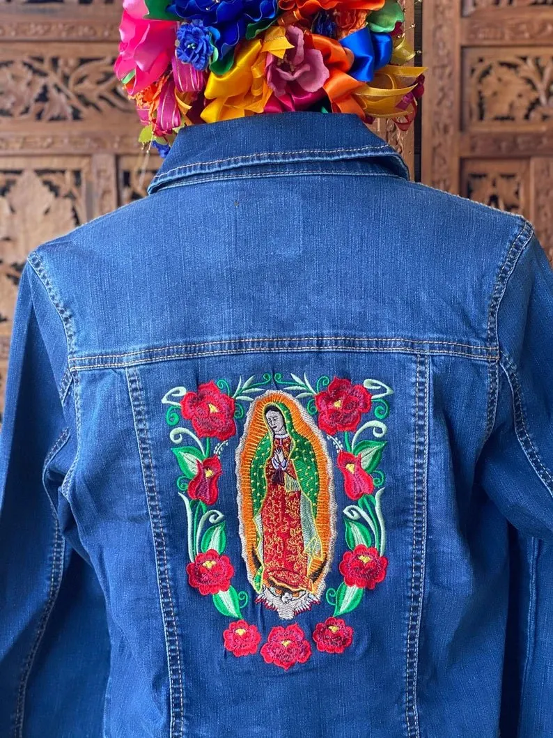 Virgen de Guadalupe Denim Jacket