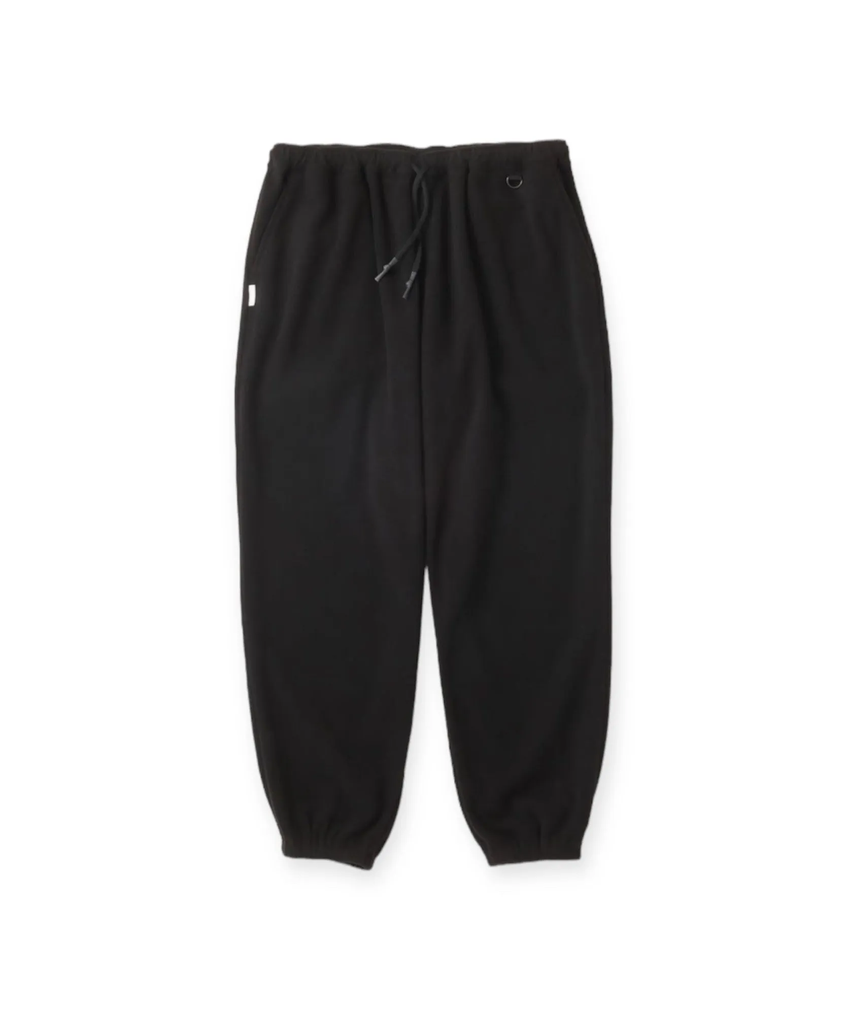 WIDE FLEECE PANTS "BLACK"